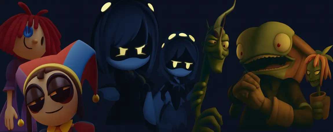 Characters from indie series