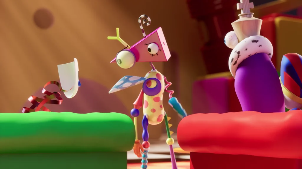 Zooble appears near other characters in the Digital Circus