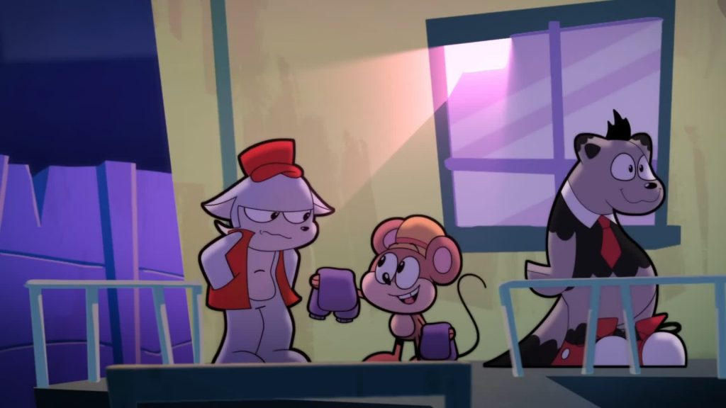 Clay, Roy, and Rob hanging out on the balcony — Catching Up