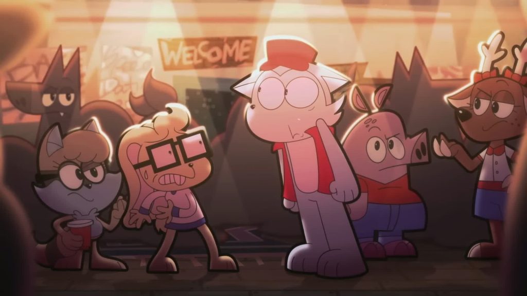 Clay and friends under the lights — Catching Up