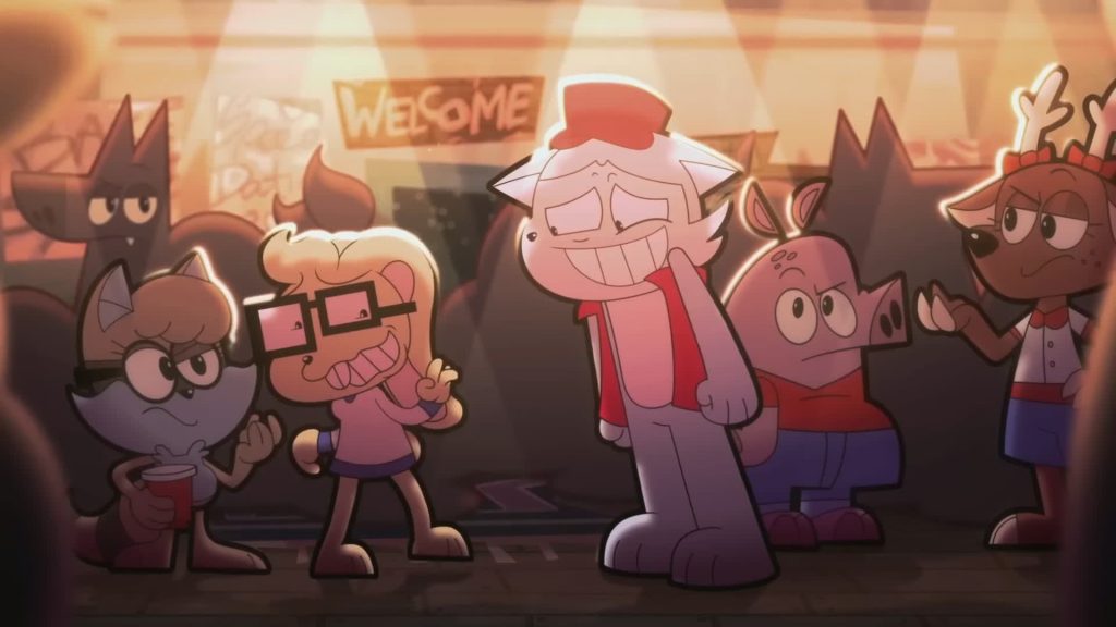 Clay and friends enjoying the club scene — Catching Up