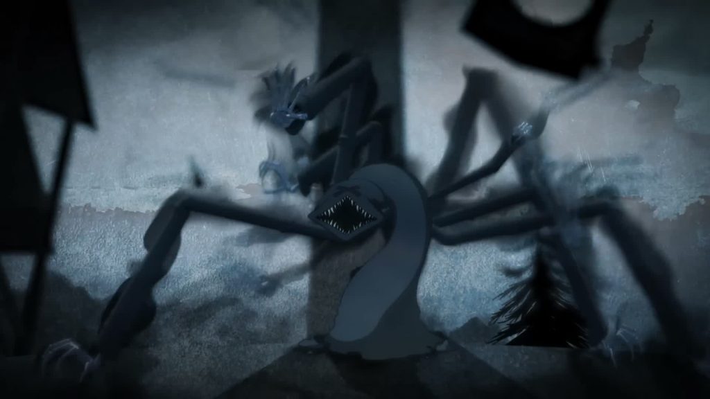 Screenshot from the CliffSide animated pilot set in the stylized western frontier world of CliffSide.