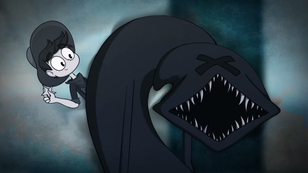 Screenshot from the CliffSide animated pilot depicting a dusty western setting in the town of CliffSide.