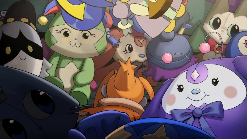 Star Pups plush mascots in a claw machine as a new toy drops — Knights of Guinevere