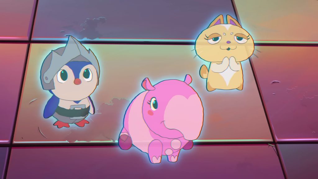 Space Penguin (Pengu) with Puffpig and Catbot together — Knights of Guinevere